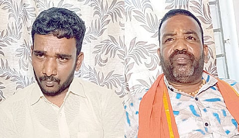 விஏஓ அரவிந்த், உதவியாளர் ரவி