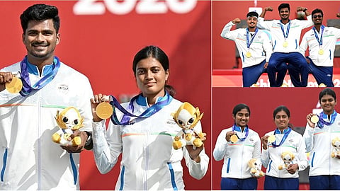 ஆசிய விளையாட்டில் தங்கம் வென்ற இந்திய வில்வித்தை வீரர்கள், வீராங்கனைகள் 