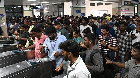 வடபழனி - பூந்தமல்லி இடையே மெட்ரோ ரயில் சேவை: 2 நாட்களில் 70 ஆயிரம் பேர் பயணம்