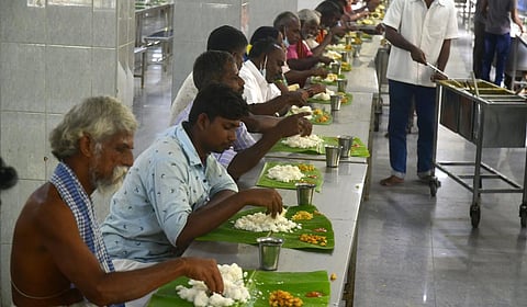 அன்னதான திட்டம் 10 கோயில்களில் விரிவாக்கம்: பயனாளிகள் எண்ணிக்கை இரு மடங்காக உயர்வு