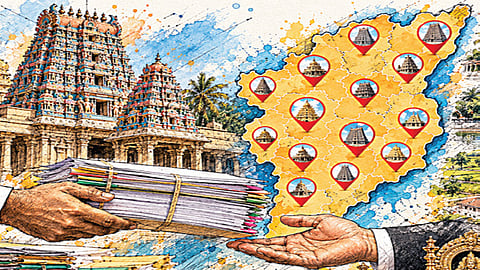 தமிழகம் முழுவதும் மாவட்ட வாரியாக கோயில் சொத்துகளின் பட்டியலை தாக்கல் செய்ய உயர் நீதிமன்றம் உத்தரவு