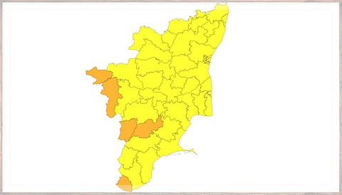 வானிலை முன்னெச்சரிக்கை: நெல்லை, கோவை உள்ளிட்ட 5 மாவட்டங்களுக்கு ஆரஞ்சு அலர்ட்