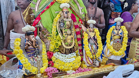 கோவில்பட்டி செண்பகவல்லி அம்மன் கோயில் ஐப்பசி திருக்கல்யாண திருவிழா தொடக்கம்