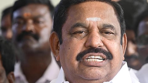 அதிமுக பொதுச் செயலாளர் பழனிசாமி