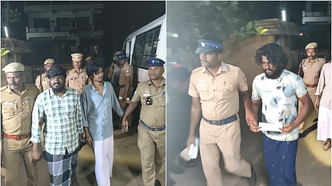 தேனி சிறையிலிருந்து தப்பிய 5 பேர் ஆண்டிப்பட்டியில் ஆஜர்: நவ.10 வரை நீதிமன்றக் காவல்