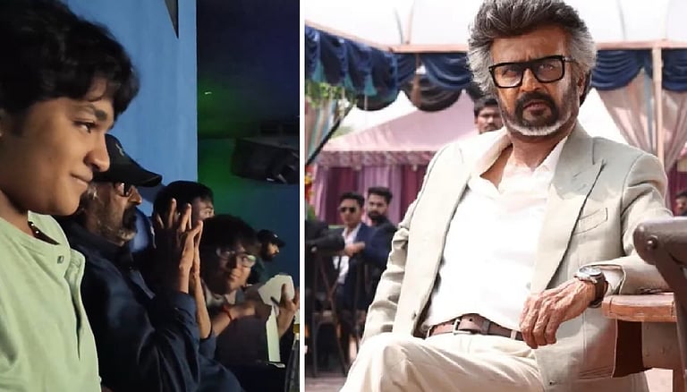 40 ஆண்டுகளுக்கு பின்... ரசிகர்களுடன் ‘ஜெயிலர் 2’ பார்த்த ரஜினி