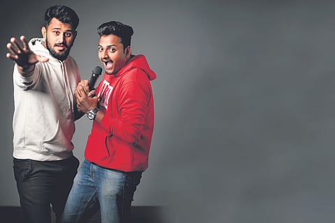 Risha Rajas and K S Narayanaswamy aka Mani
