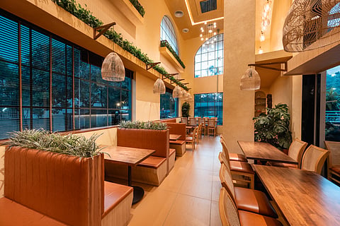 Interiors of the restaurant 