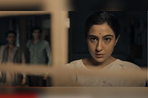 Sara Ali Khan in a screengrab from the  'Ae Watan Mere Watan' teaser