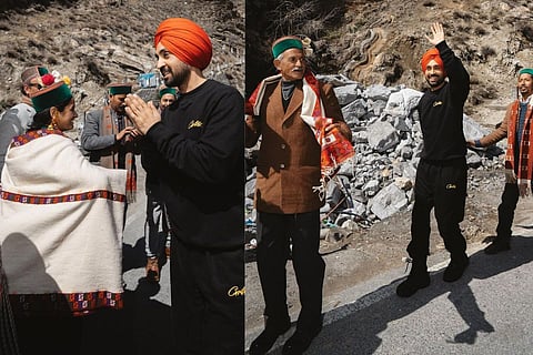 In frame: Diljit Dosanjh in Himachal 