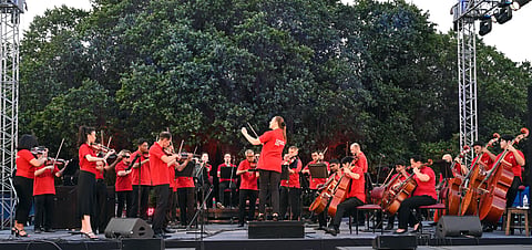In frame: Symphony Orchestra of India