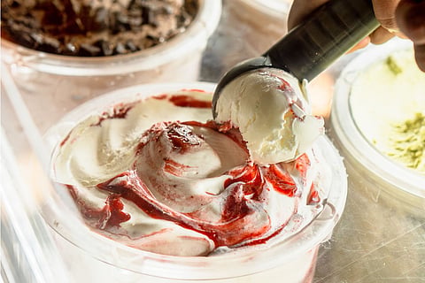 Strawberyy and cream