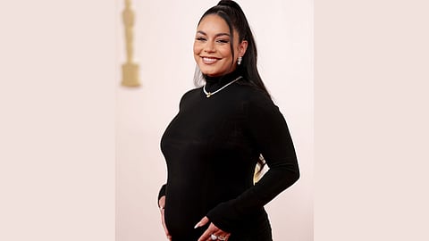 Oscars 2024: Vanessa Hudgens announces pregnancy, cradles baby bump on the red carpet
