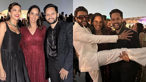 In frame: Deepika Padukone and Ranveer Singh with Saina Nehwal and Parupalli Kashyap 
