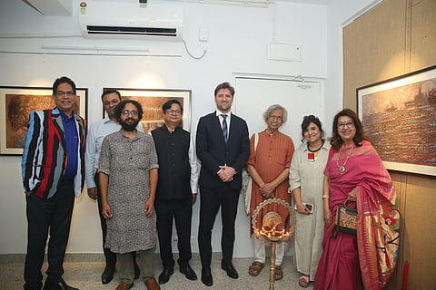 A moment from the inauguration