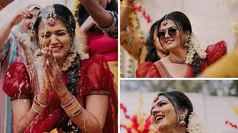 Actress Aparna Das shares 'golden moments' from her haldi ceremony 