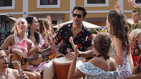 Pratik from a still in Madgaon Express