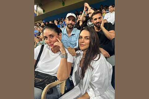 Kareena Kapoor, John Abraham pose together at CSK-MI match, Neha Dhupia shares 'highlights'