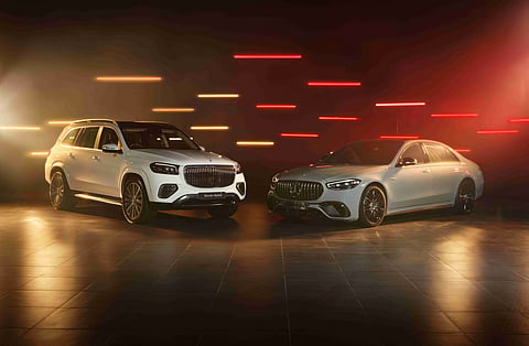Maybach GLS600 and AMG S63E Performance edition