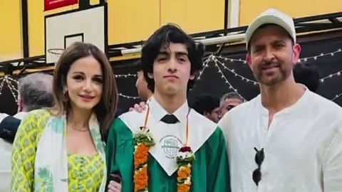 Hrithik Roshan attends son Hrehaan’s  graduation with ex-wife Sussanne Khan