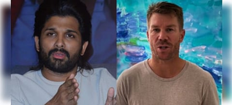 In Frame: Allu Arjun, David Warner