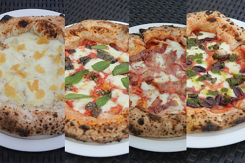 Pizza's from around Italy 