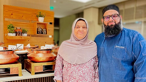 On right: Chef Osama Jalali