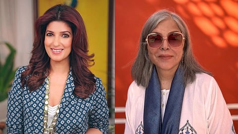 In frame: Twinkle Khanna (L);  Zeenat Aman (R)