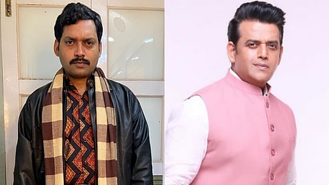 Bhaskar Jha (L), Ravi Kishan