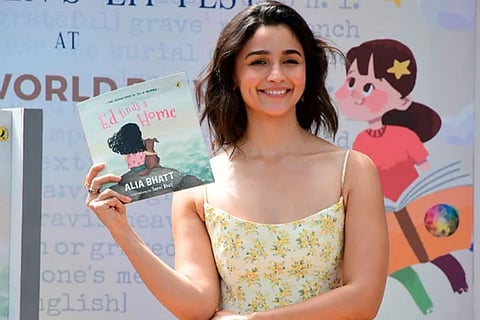 Alia Bhatt stuns in yellow floral-print vintage dress for her book launch