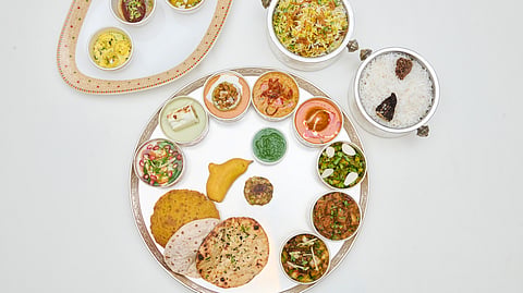 In frame: Grishma Ritu thali
