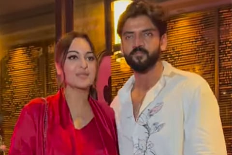 In frame: Sonakshi Sinha and Zaheer 