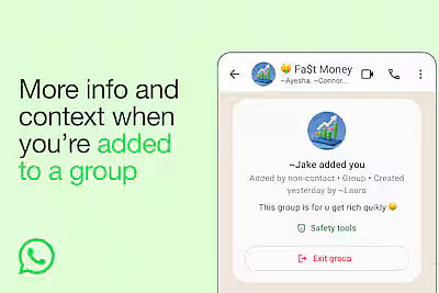 WhatsApp's new feature to help users stay safe in group messaging