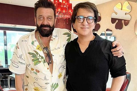 Sanjay Dutt with Sanjay Nadiadwala