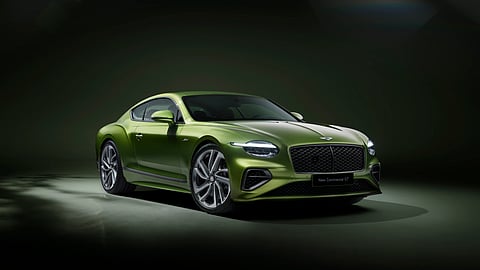 In frame: Bentley Continental GT Speed 
