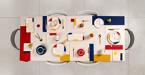 Reinvent your tableware décor with this German art movement-inspired collection