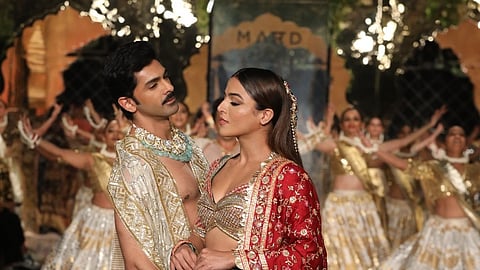 Wamiqa Gabbi and Taha Shah at Abu Sandeep's show in ICW 2024