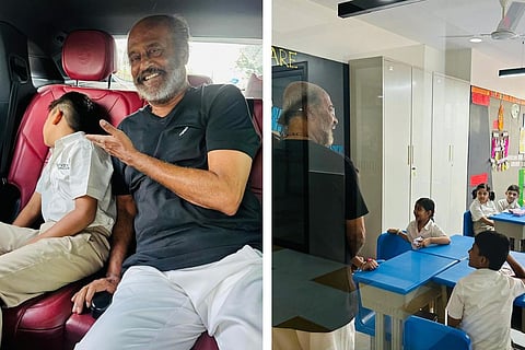 Rajinikanth's daughter Soundarya says he is the 'best in every role' as thalaivar fulfils his duties as a grandfather