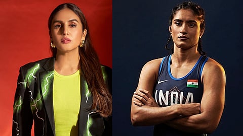 In Frame: Huma Qureshi, Vinesh Phogat