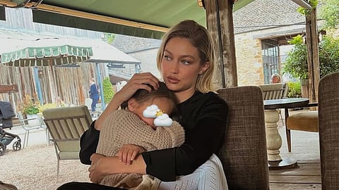 Gigi Hadid with Khai