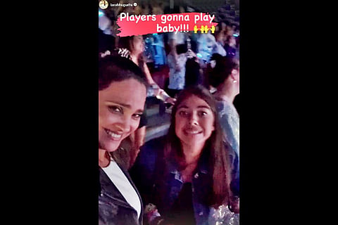 Lara Dutta Bhupathi with her daughter