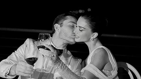 Ed Westwick and Amy Jackson