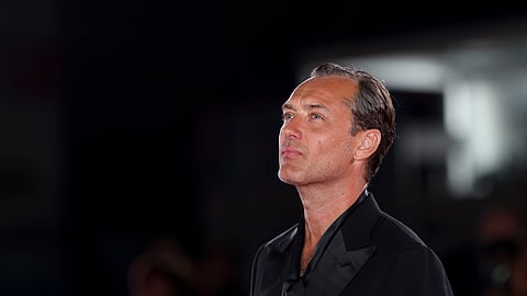 Jude Law at Venice Film Festival's red carpet for the screening of The Order