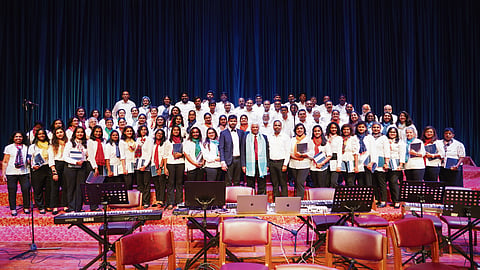 The MMA choir in  a previous performance