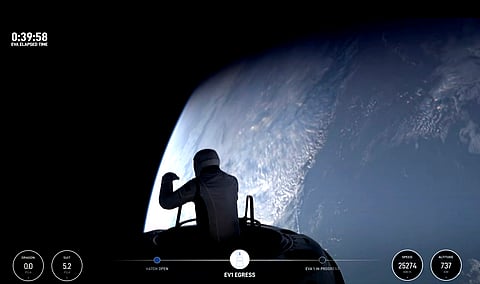Tech billionaire Jared Isaacman pulls off first private spacewalk