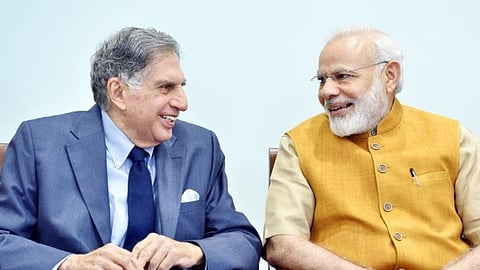 Ratan Tata and PM Narendra Modi 