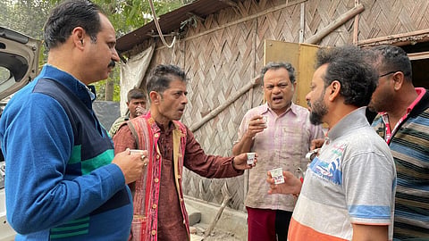 In frame: BTS from the shoot of Abar Asibo Phire