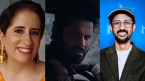 Guneet Monga Kapoor (L); Manoj Bajpayee (C);  Raam Reddy (L)