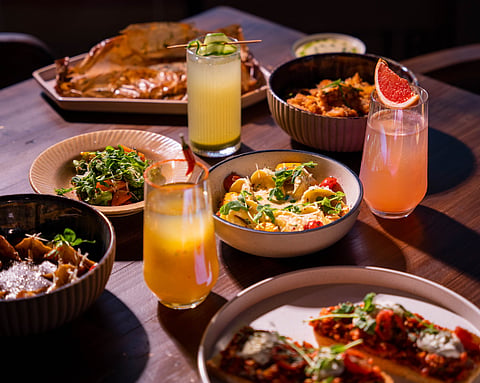 Dishes from the menu 