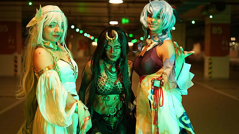 Cosplayers from the Mumbai edition